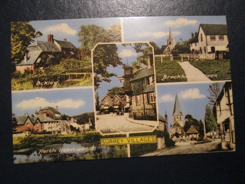 Postcard surrey villages - of,
