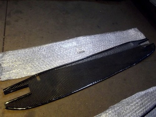 Front radiator grille black