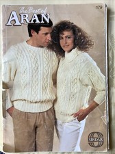 Sirdar knitting pattern book 179. The Best of Aran 12 family designs. SEE PHOTOS