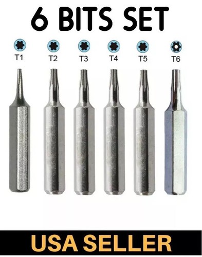 Torx screwdriver bit set - screwdriver, t1