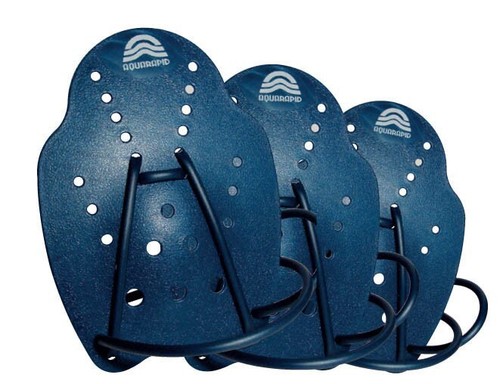 Blue swimming training - blue, hand