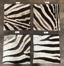 16"x16" Genuine Zebra Skin