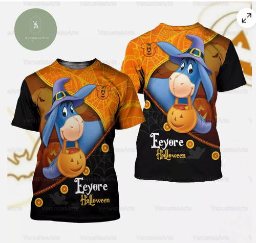 Halloween eeyore t - 3d, t-shirt