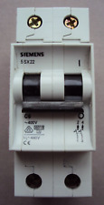 SIEMENS 5SX22 C6 6A DP MCB 6000 5 SX 22 6 AMP 2 POLE MODULE CIRCUIT BREAKER TRIP