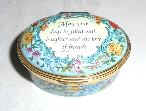 Halcyon days enamel box may - enamel,