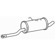 Centre Exhaust Middle Silencer