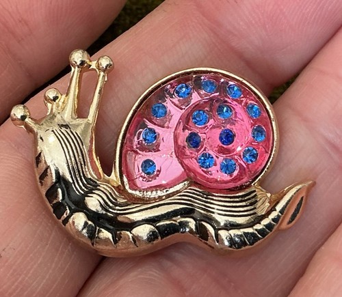 Vintage 1950s gold tone snail - 1950s,