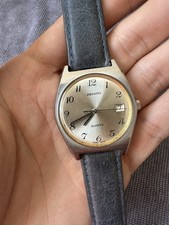Zenith quartz vintage watch lovely dial all steel case 