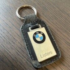 BMW Listers Leather Chrome Key Ring/Fob Dealer Garage 3 4 5 6 7 8 M sport 