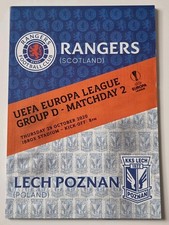 Rare glasgow rangers lech - glasgow, v