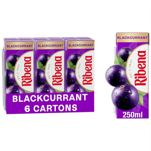 Ribena blackcurrant juice - ribena,
