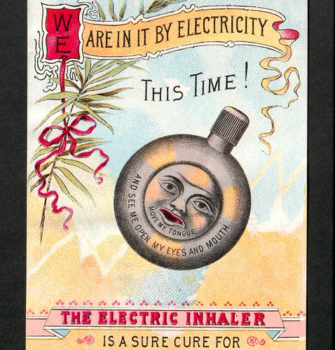 Quack electric inhaler 19th - electric,