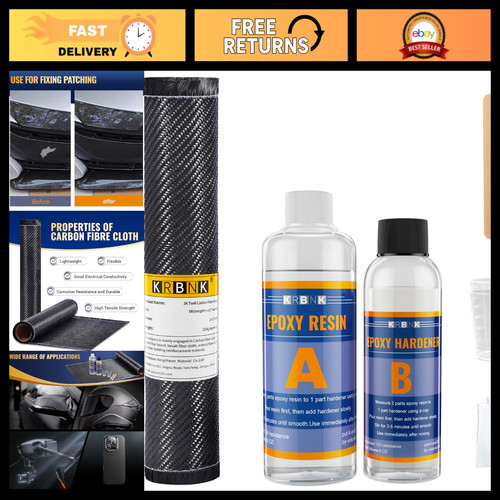 5ft carbon fiber repair kit - carbon,