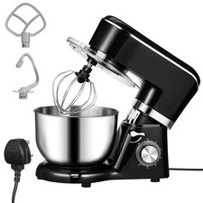 Electric Countertop Food Stand Mixer 1500W 6Speed 5.5L-Head Kitchen Beater