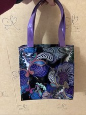 Ted Baker Tote Bag PVC Purple Paisley Horse Pony VGC