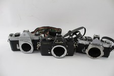 SLR Vintage Film Cameras Inc Olympus OM2N & Minolta Etc (Bodies Only) x 3