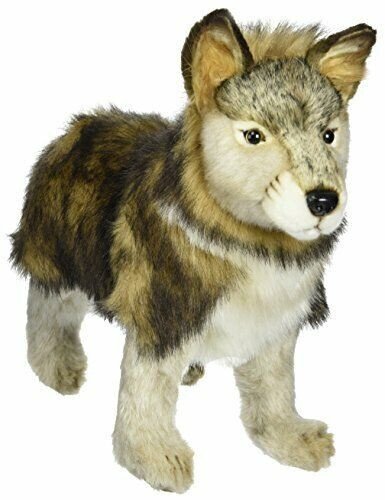 Hansa standing wolf - standing, plush