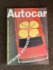 AUTOCAR MAGAZINE 13/04/67 - SAAB 96 R/T + LE MANS PRACTICE + RILEY 1.5 