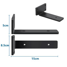 2/4x Floating Shelf Brackets