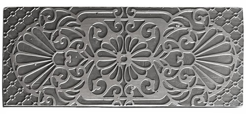 Metal pattern texturing plate - metal,