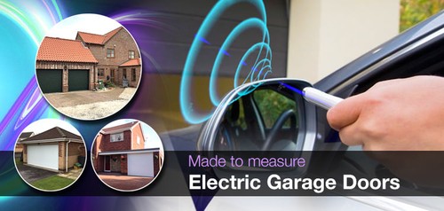 Electric roller garage doors
