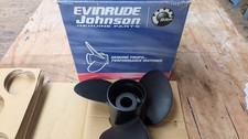 Evinrude 3 Blade Black Aluminium Prop - 13.5x15R