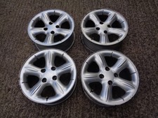 CITROEN PEUGEOT 15" Inch OEM ALLOY WHEELS RIMS ALLOYS 4 STUD 4X108 FIT  SET OF 4