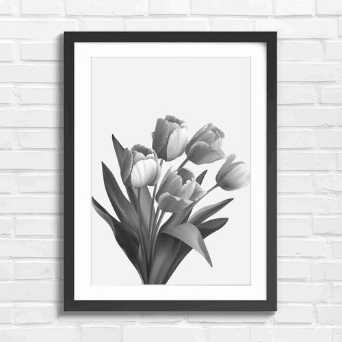 Delicate pink tulips bloom - tulips,