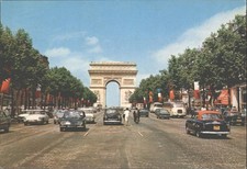 Vintage Paris Postcard Arc de