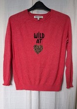 Sz L/14 Clements Ribeiro Portobello Burnt Orange Merino Mix Sweater Jumper VGC