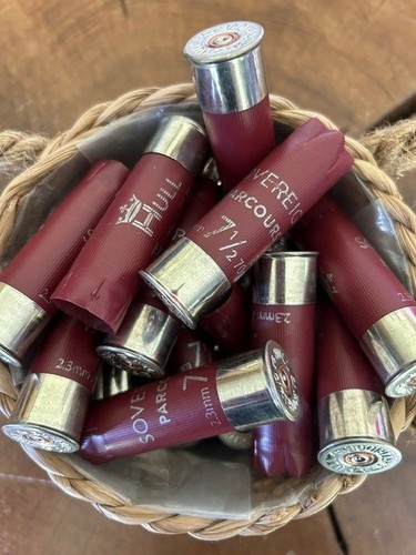 Spent shotgun cartridge cases - spent,