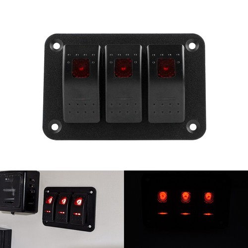Gang 12v 24v - 3, switch