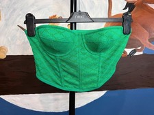Primark Green Patterned Corset