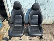 MERCEDES E CLASS W207 BLACK LEATHER INTERIOR SEATS 2010-2016