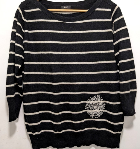 100 pure cashmere stripe - 100%,