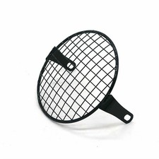 NEW Durable metal vintage motorcycle headlight square mesh grille cover
