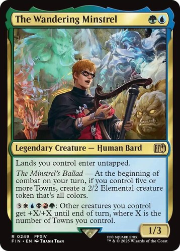 The wandering minstrel final - the,