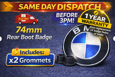 74mm Rear Boot Badge Emblem