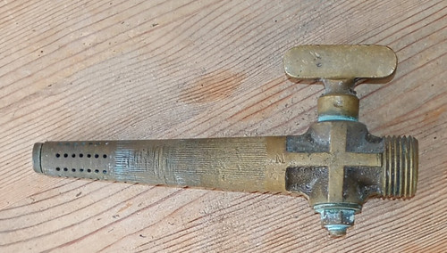 Brass barrel keg - , spigot