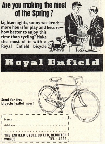 Vintage royal enfield - enfield, cycles