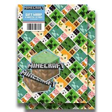 Minecraft Birthday Wrapping