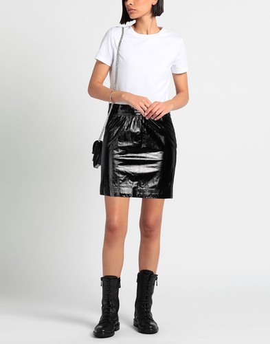 Pinko black leather mini - leather,