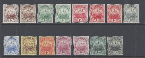 Bermuda 1910 wmk mcca - bermuda, 1910-25