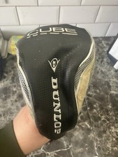 Dunlop Cube Driver Golf Headcover Black Orange Silver White Fast Postage
