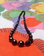 Vintage 1920s French Jet Glass