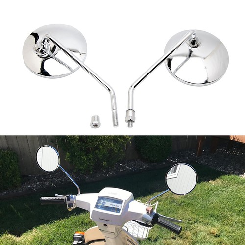 Chrome round motorcycle - round,