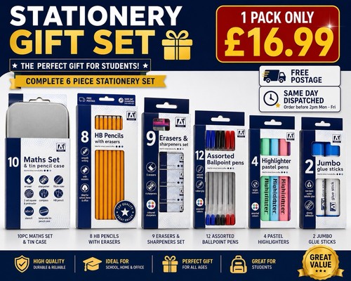 Stationery gift set school - stationery,