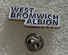 Rare West Bromwich Albion Supporter Enamel Badge - Collectable Wording Design