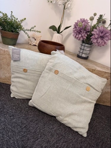 Cushion 43x43cm herringbone - 43x43cm,