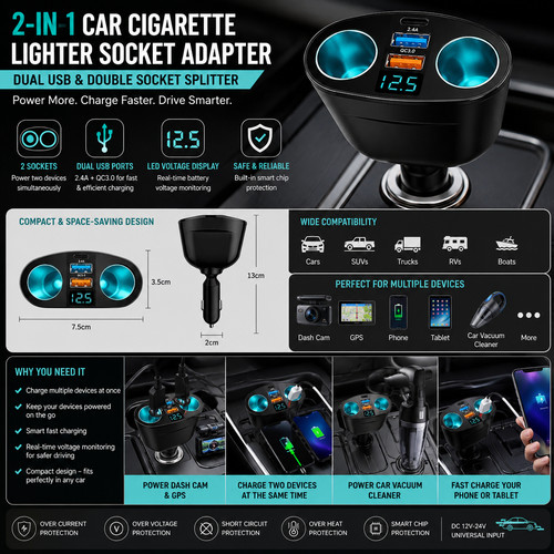 Car cigarette lighter - car, socket
